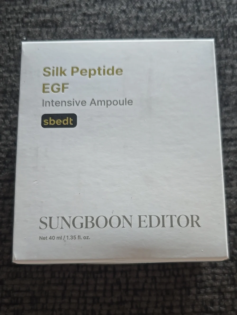 Silk Peptide EGF Intensive Ampoule — White